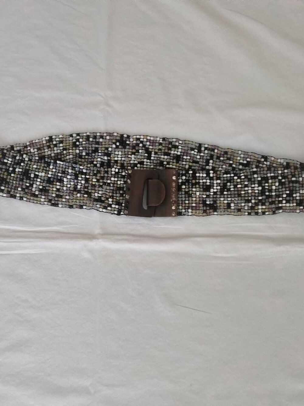 bohemian-style wide stretch belt